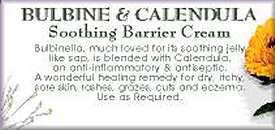 Bulbine & Calendula Soothing Barrier Cream Label